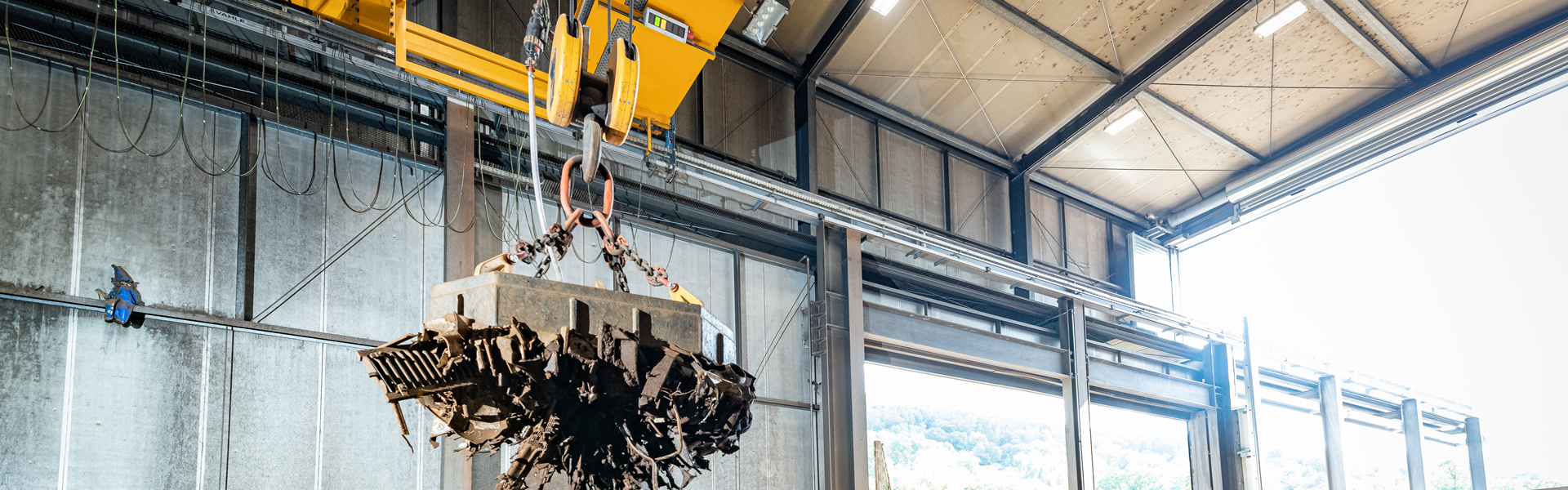 TRUNINGER ensures efficient scrap metal handling.