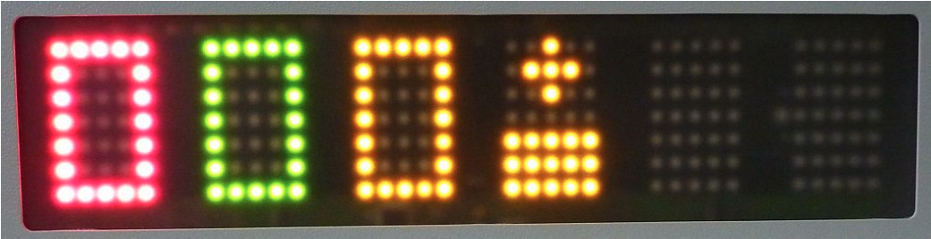 InfoPick displays a warning alarm