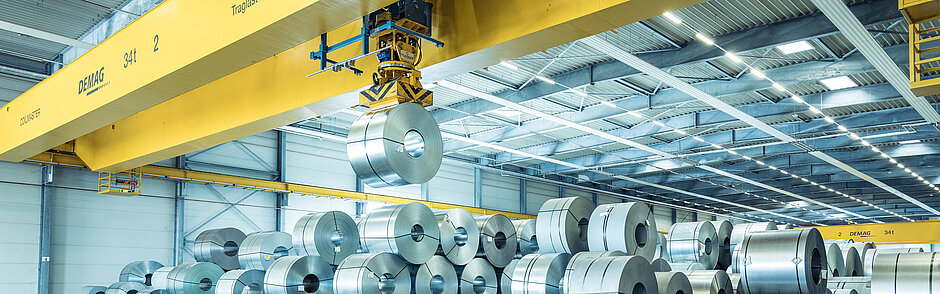 Moving sheet coils with TRUNINGER without damage
